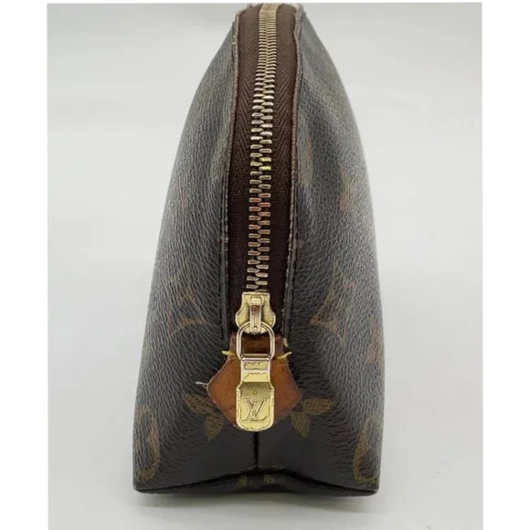 Authentic Louis Vuitton Monogram Pochette Cosmetic PM Pouch 96-122725 - Picture 5 of 16